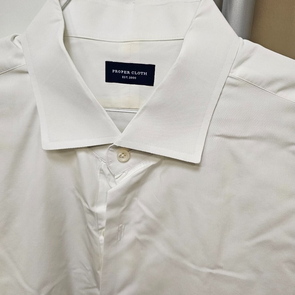 white XXL proper cloth shirt